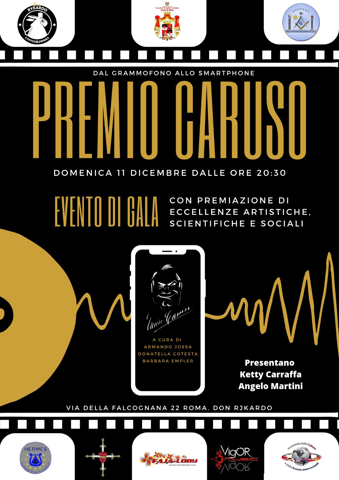 Dal grammofono allo smartphone il premio dedicato a Caruso